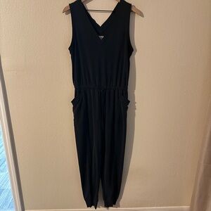Lou & Grey Black Sleeveless Jumpsuit